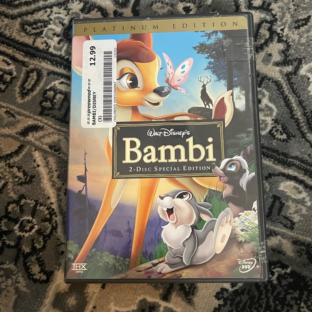 Walt Disney's Bambi movie 2 Disc. Platinum Edition DVD.